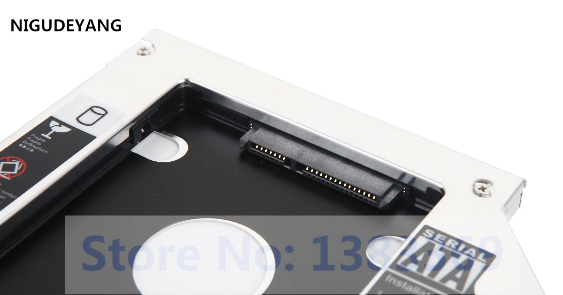 NIGUDEYANG 2nd SATA HDD SSD жесткий диск Оптический отсек Caddy адаптер лоток рамка для Dell Inspiron