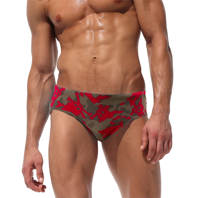 Новые плавательные мужские трусы сексуальный купальник с низкой посадкой