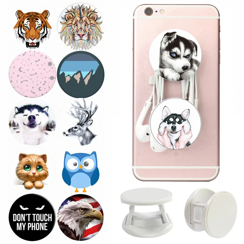 Круглый попсокет для мобильных телефонов Карманный держатель телефона