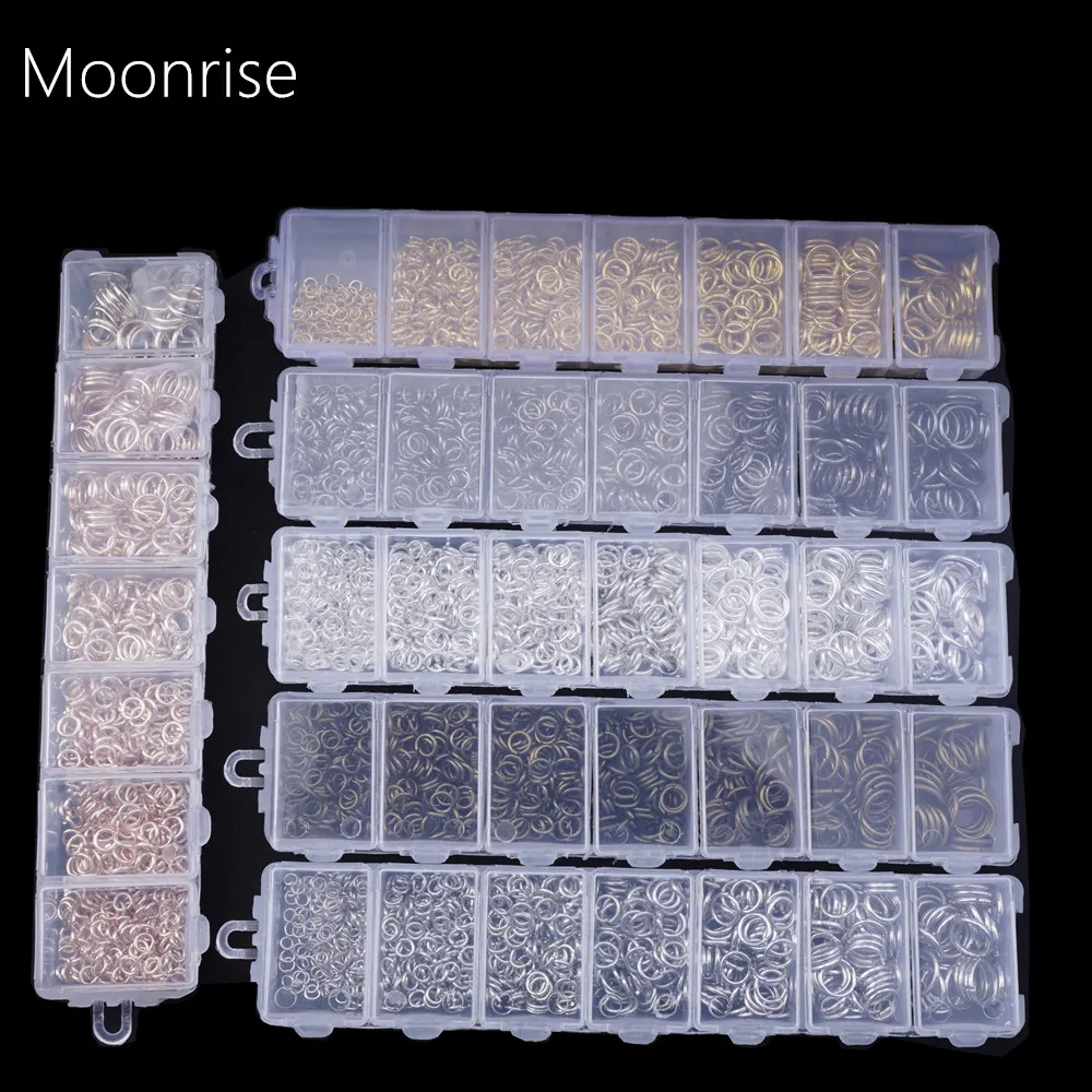 Незамкнутые соединительные кольца из сплава смешанные 3 мм 4 5 6 7 8 10 фурнитура для