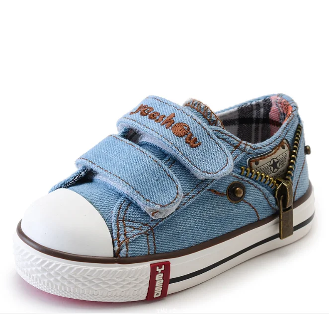 Кроссовки детские из ткани на молнии весна/осень | Детская одежда и обувь