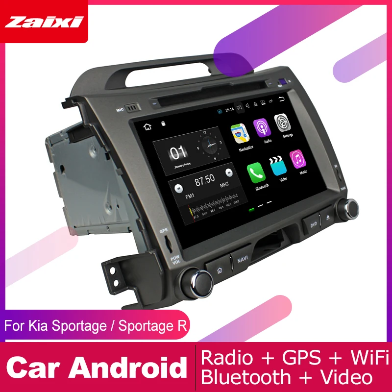 ZaiXi для Kia Sportage R 2010 ~ 2015 Автомобильная Мультимедийная система Android 2 DIN