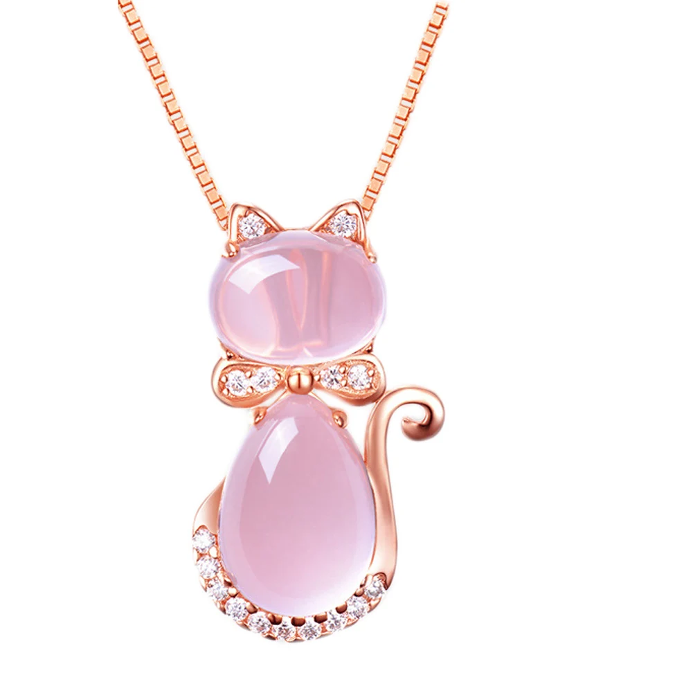 Милые Кристальные Подвески в виде котенка принцессы из сплава яркие кулоны для