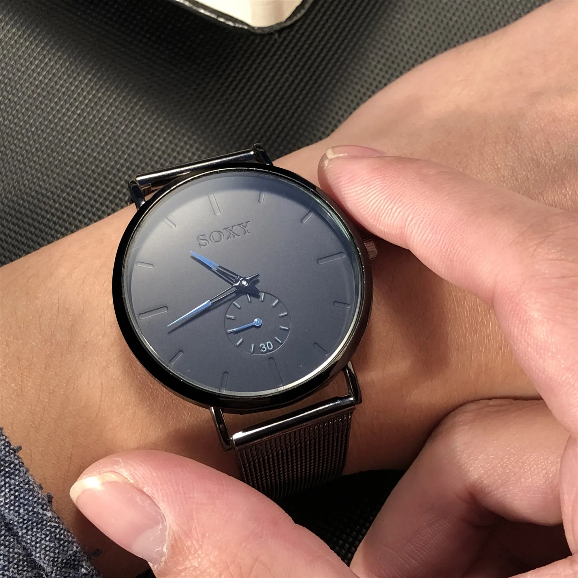 

Quartz Men Wrist Watch Wristwatch 2020 Relogio Masculino SOXY Brand Men's Watch Stainless Steel Analog male Clock reloj hombre