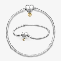 2021 jewelry for women joyas de plata 925 fit original pandora diy gift charm beaded custom accessories sterling silver bracelet