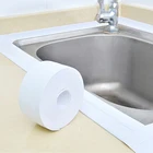 Белая водонепроницаемая лента из ПВХ для кухонной раковины, бытовая самоклеящаяся Настенная Наклейка от плесени, лента для ванной комнаты и ванной