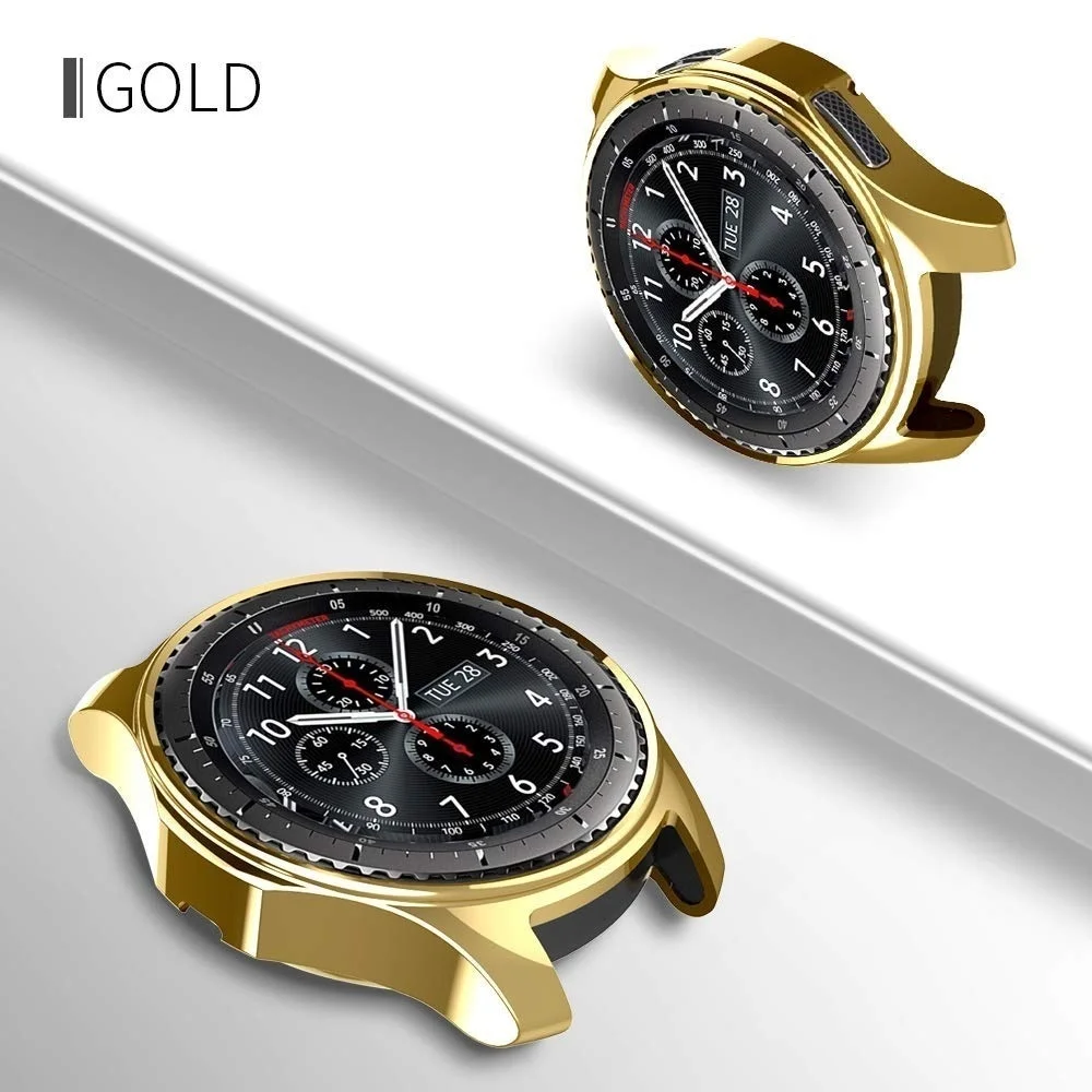 Чехол для samsung Galaxy Watch 3 46 мм 42 Gear S3 защитная пленка экрана мягкая ударопрочная