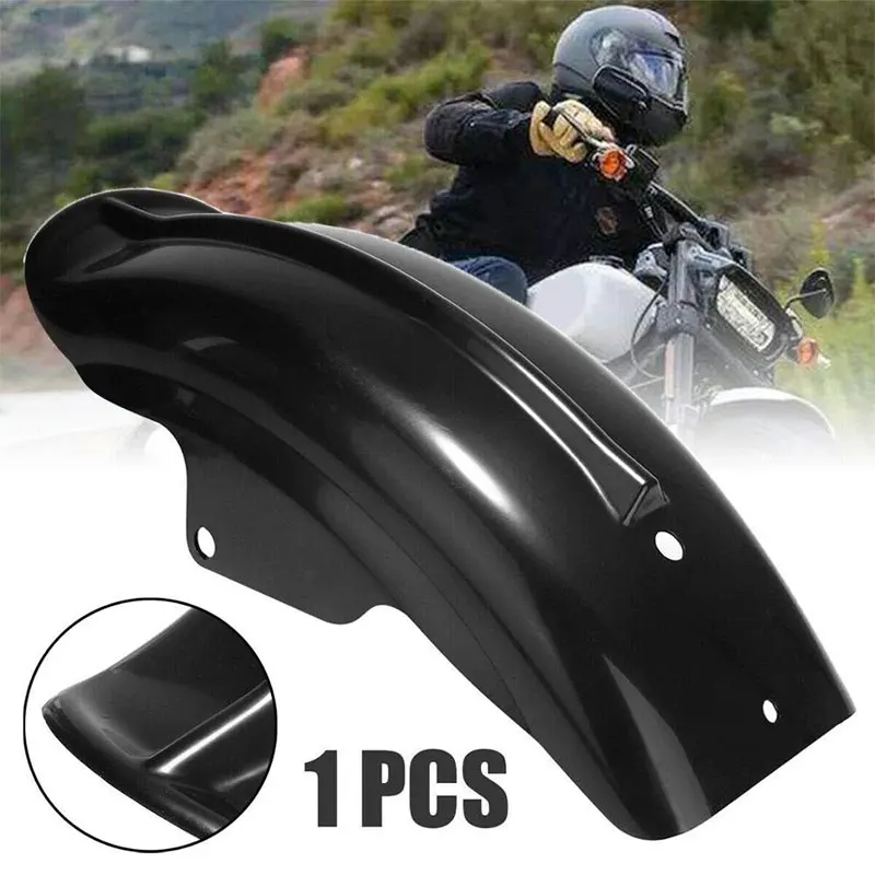 

ABS Plastic Black Motorcycle Rear Mudguard Fender High Quality For Bobber Racer Motorcycle Accessories Frames Fitting Universal