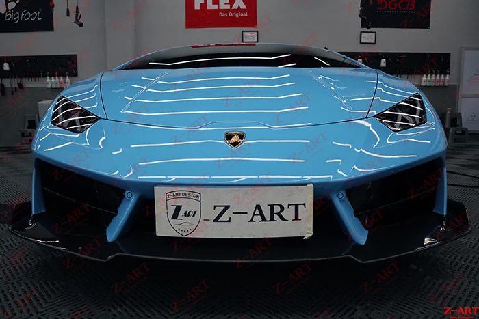 Z-ART углерода передняя губа для Lamborghini Huracan LP580 углеродное волокно спереди