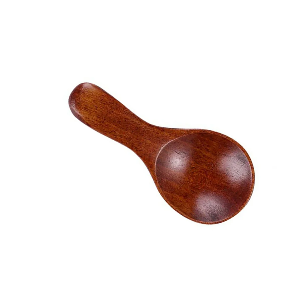 

5 Pcs/Set Wooden Spoon Soup Porridge Spoons Japanese Style Tableware Durable Seasoning Honey Teaspoon Home Kitchen Tools