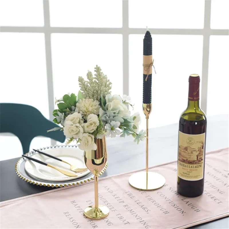 200 мл зеркальный Гальванизированный коктейльный бокал из нержавеющей стали 304