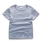 Хлопковая футболка с коротким рукавом для маленьких мальчиков и девочек, базовая цветная одежда для малышей, новинка 2021 года