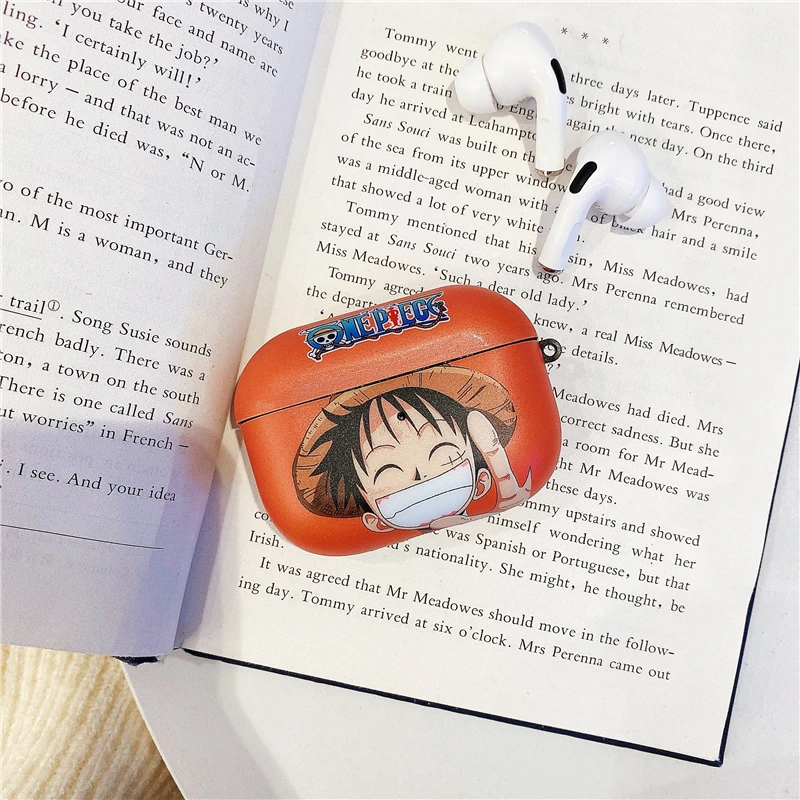 Мультфильм one piece Луффи Зоро ace чехол Bluetooth беспроводной Чехол для гарнитуры для Apple Airpods pro 3 2 модные милые наушники мягкий чехол - Цвет: for Airpods Pro