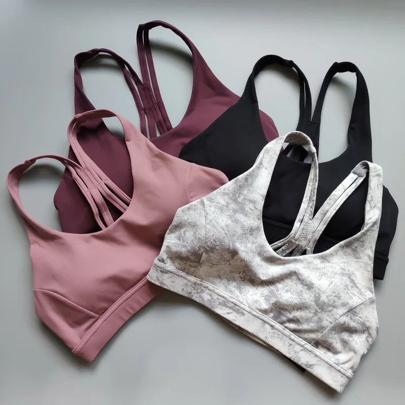 Женские спортивные бюстгальтеры Nepoagym FLY Naked Feel с перекрестной спинкой