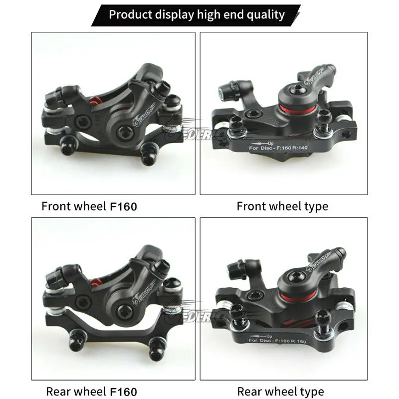 JEDERLO MTB велосипедный сплав механический дисковый тормозной ротор 160 180 мм суппорты