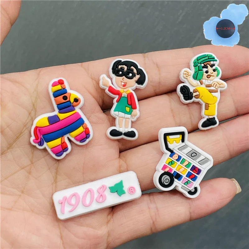 

1pcs Horse Cute Boys PVC Garden Shoes Accessories Children Shoe Decorations Fit Wristband Croc Jibz Charm Party Present