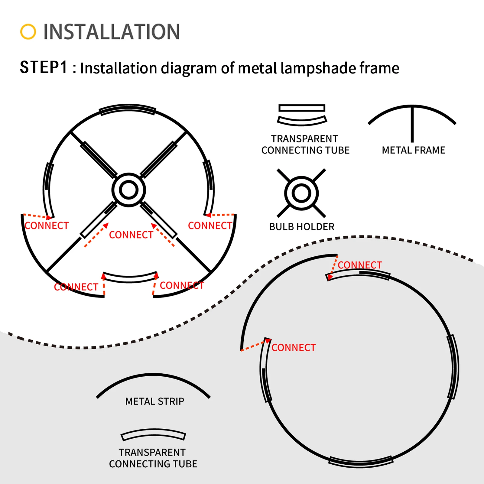 Круглый светильник с изображением черепа и слона для спальни гостиной офиса |