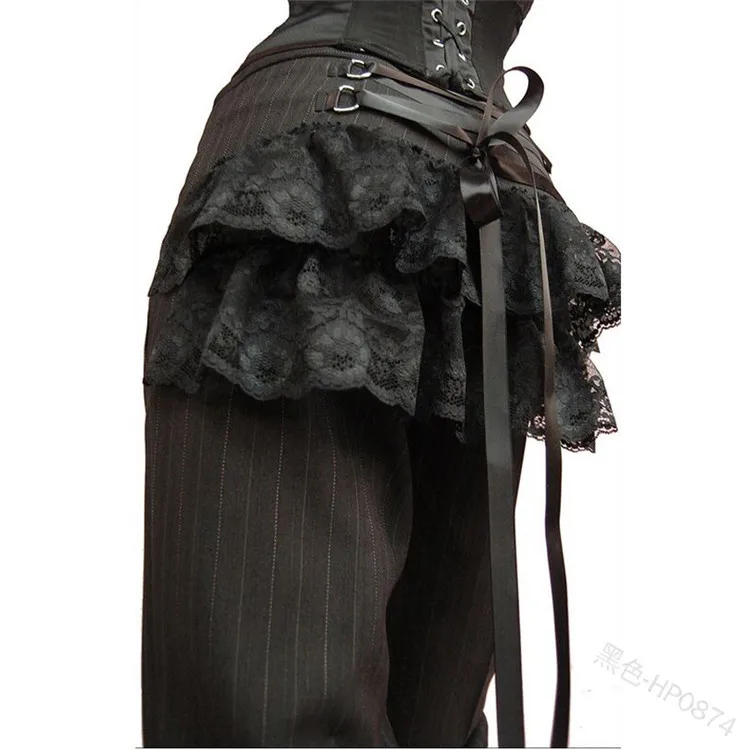 Новинка женские готические брюки в средневековом стиле стимпанк с эластичным