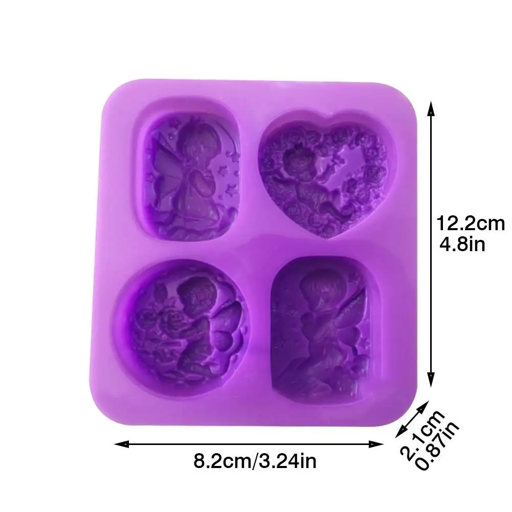 Силиконовая форма в форме ангела мыло ручной работы плесень DIY выпечки