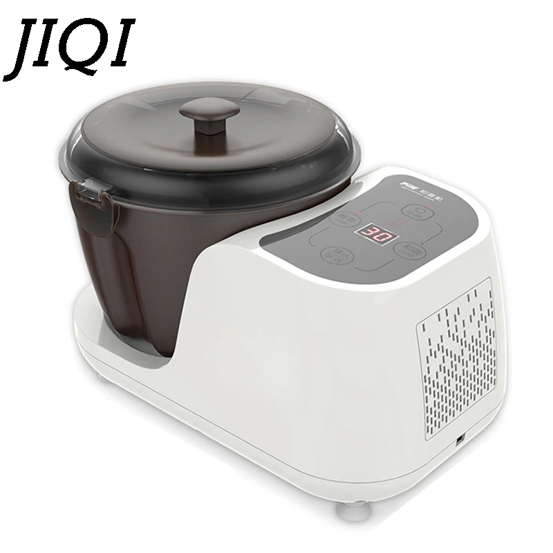 JIQI 3.5L Электрический миксер для муки из нержавеющей стали, миксер для взбивания яиц, блендер для торта, теста, хлеба, кухонный миксер, кухонный комбайн