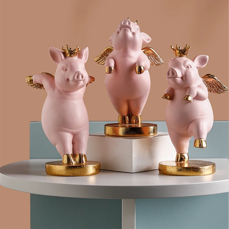 

Nordic Home Decor Sculpture decoracion salon casa figuras decorativas hogar modernas statue resine moderne Figurines декор