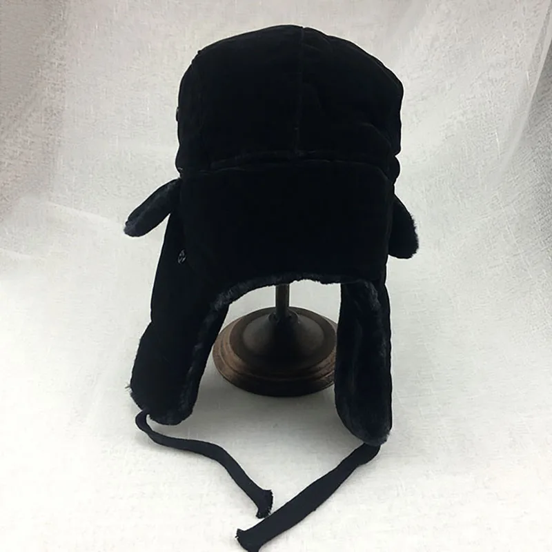 Сезон осень зима Плотная теплая шапка ушанка унисекс для взрослых и детей с