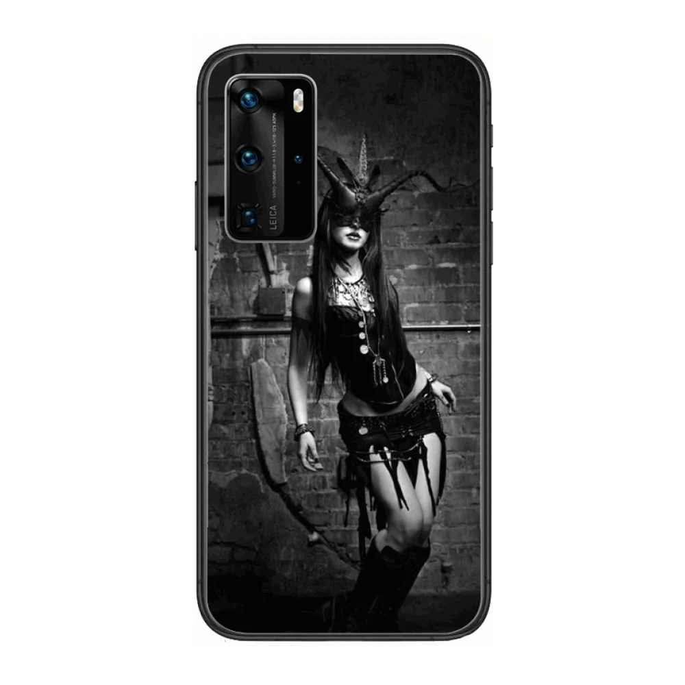 

High-end Custom Creativity IPhone Huawei oppo Phone case Phone Case For Huawei P 40 30 20 10 Lite Smart Z Pro Black Etui C