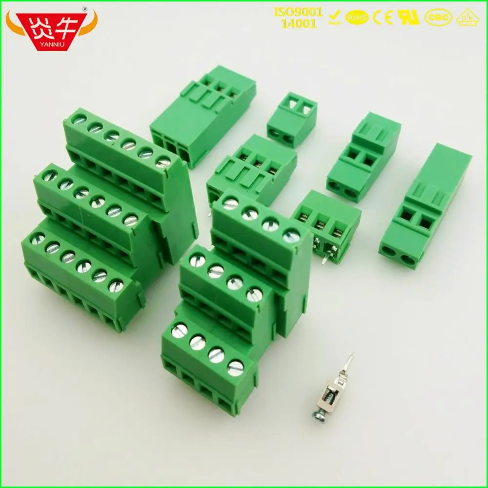 KF128A3 5,0 мм 2P 3P PCB универсальные Винтовые клеммные блоки DG500A3 5,0 мм 2PIN 3PIN MK3DS 1,5/2-5,0 PHOENIX свяжитесь с DEGSON KEFA