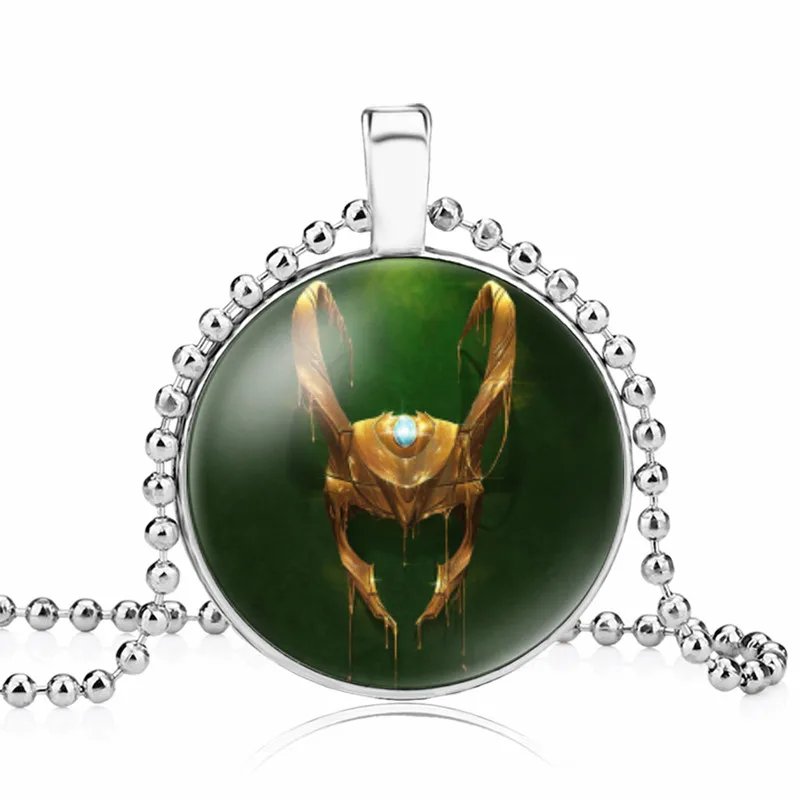 Модный чокер Loki с драгоценным камнем Новое время 2021 значок на цепочке для свитера