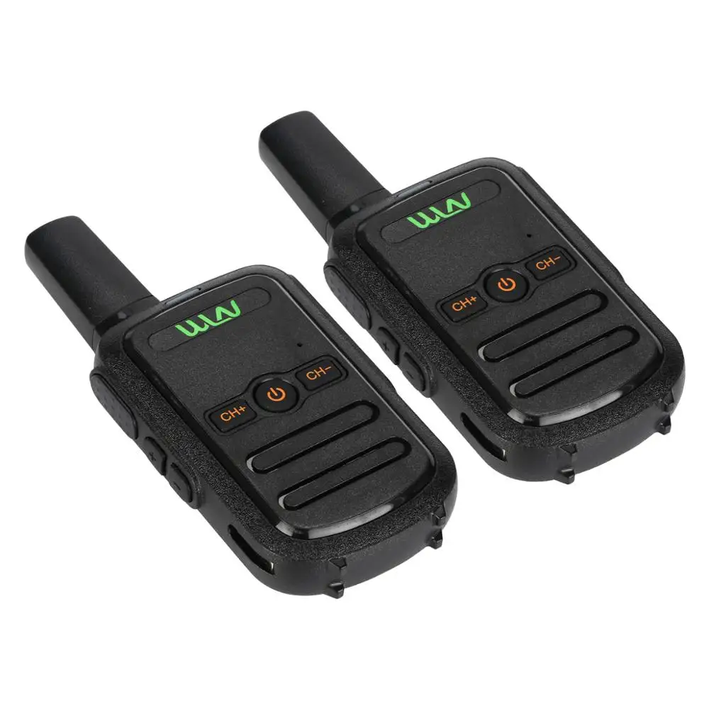 2PCS/Lot Mi-Ni Walkie Talkies WLN KD-C51 Handheld Transceiver Two Way Radio For Kids Toy As Children Gift Easy Convenient Radio