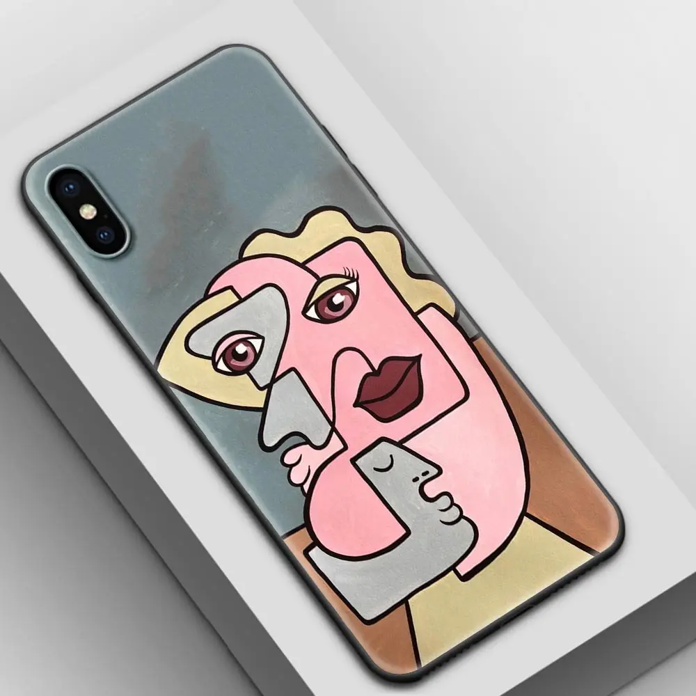 

Art Graffiti Phone Case for iPhone 7 8 11 12 Pro MAX 11 Pro 12 Mini XS MAX XR SE 2020 6 6S Plus Soft Fundas Fall Shell Cover