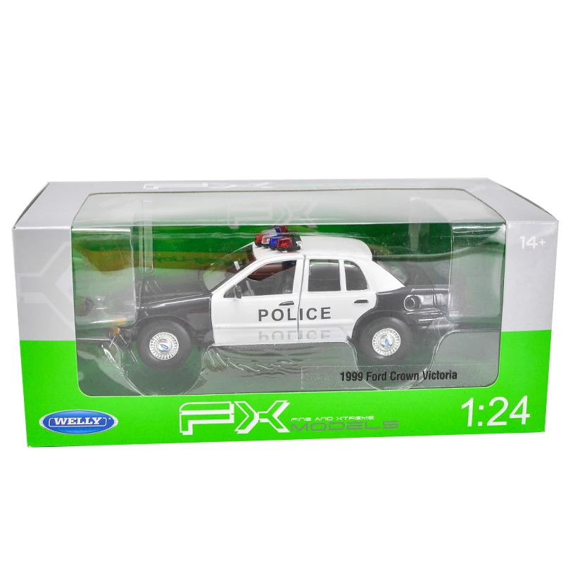 Автомобильный гоночный автомобиль Welly 1:24 модель Ford Crown Виктории литье под