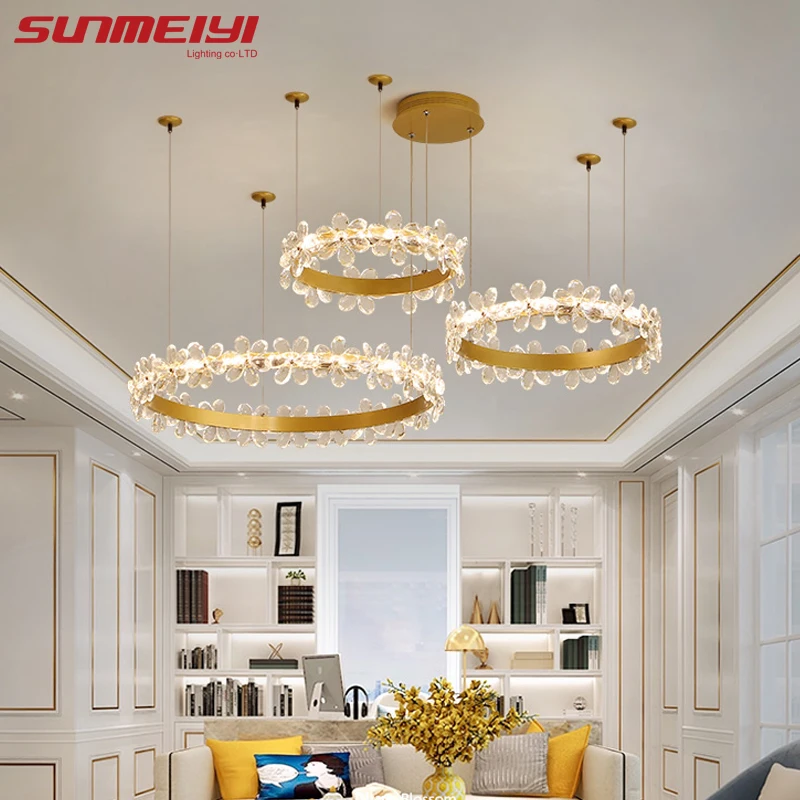 Современные светодиодные люстры сделай сам Золотой светильник в скандинавском