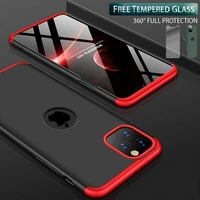 case for iphone 11 11 pro 11 pro max case slim hybrid shockproof case cover tempered glass for iphone xs max xr x 8 7 6s 6 plus