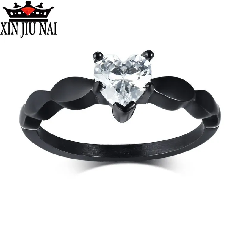 Панк Любовь Черная Нержавеющая Сталь женский союз ювелирные изделия обручальное