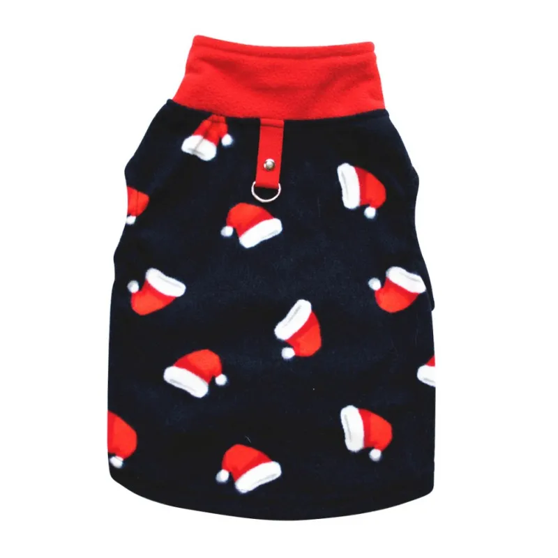 Хлопковая Рождественская одежда для домашних животных осенне-зимний костюм с