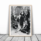 Картина на холсте Черно-белая, панталоны с изображением монахин, курительные плакаты, современная картина на стену для гостиной, домашний декор