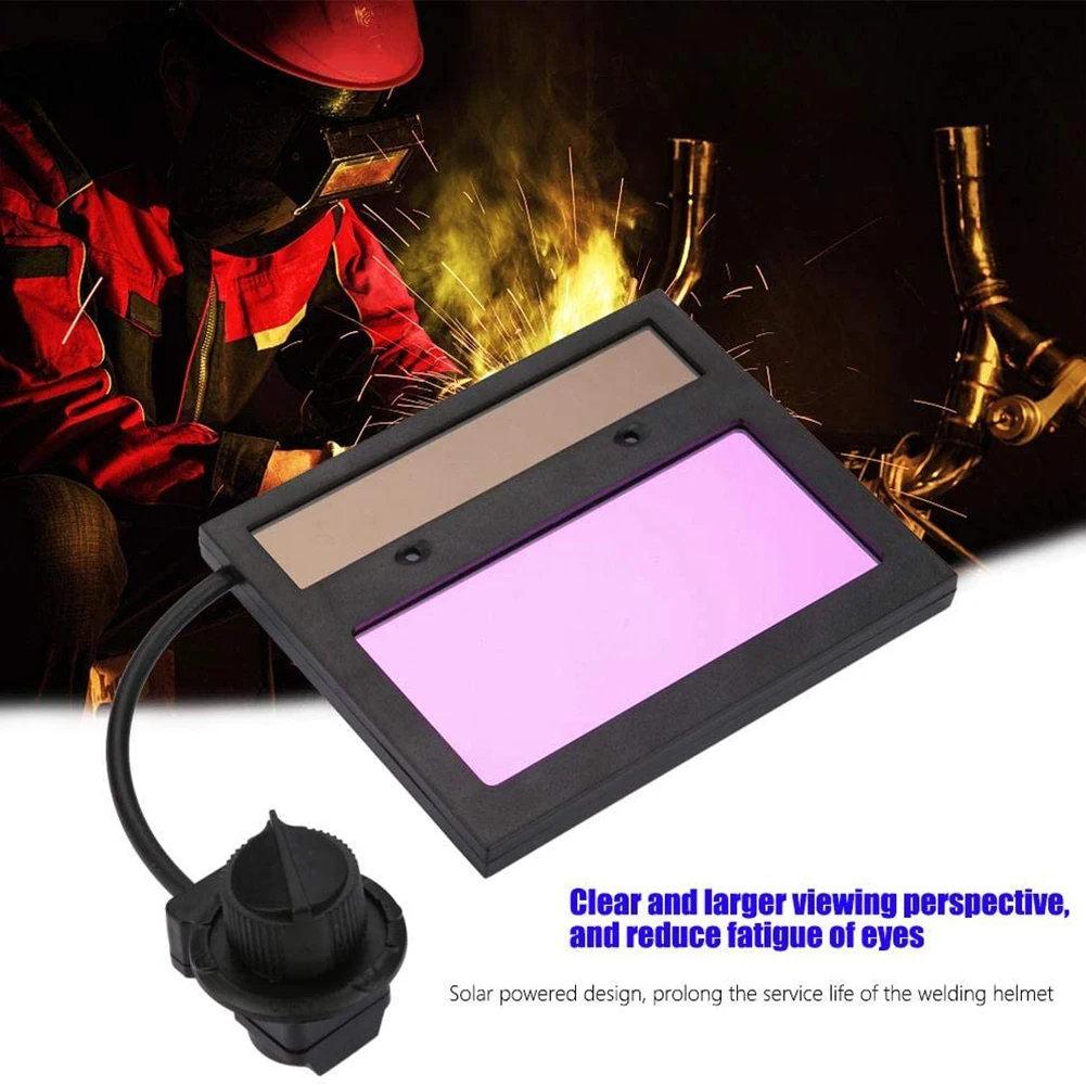 

Welding Filter Lens Solar Panel Powered Helmet Auto Darkening Shade Mask Welder Cap Eye Protection New
