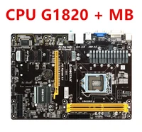 6gpu 6pci e professional mining btc pro used for biostar tb85 g1820 desktop motherboard b85 lga 1150 ddr3 4g sata3 usb3 0
