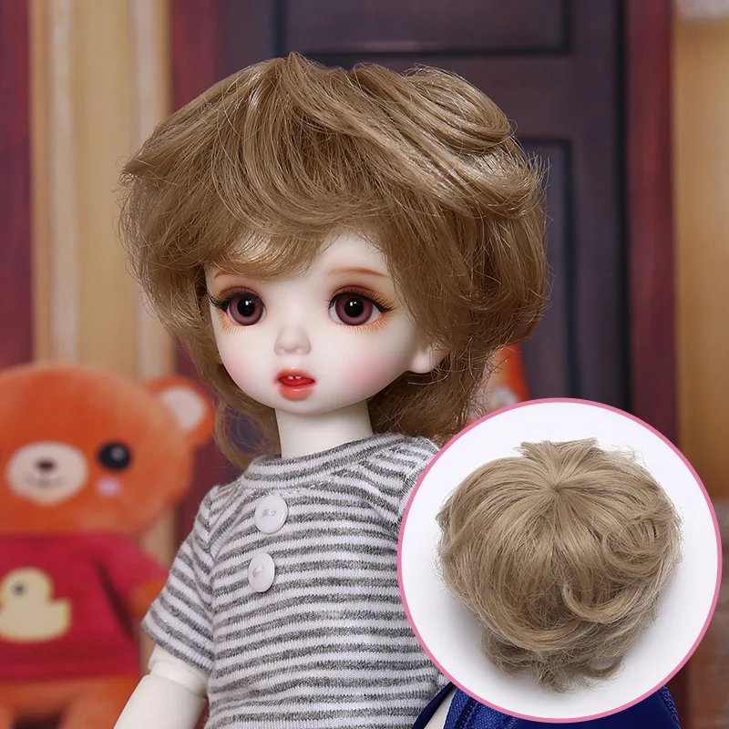 Парик для куклы BJD Zumi Размер 6 7 дюймов 1/6 высокая температура короткие красивые