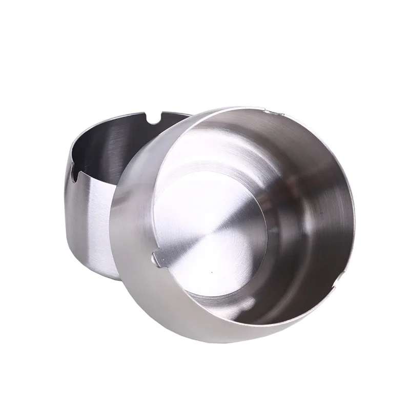 Пепельница из нержавеющей стали для дома гостиной офисная металлическая