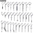 Серьги-цепочки из нержавеющей стали в стиле панк для мужчин и женщин