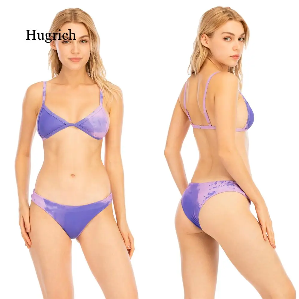 Color Change Bikini 2 Piece Set 2021 New Women Swimwear Temperature Sensitive Swimming Bathing Suit Swimsuit Summer Beachwear