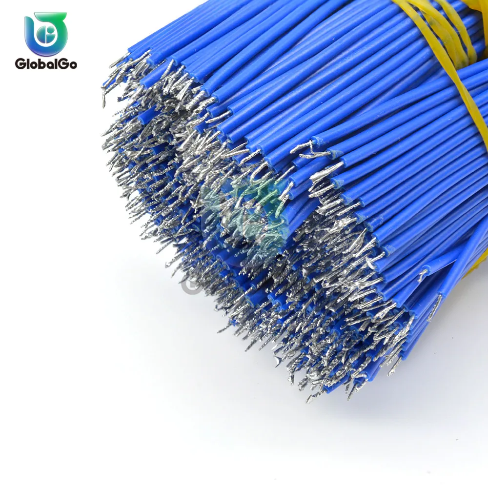 100 шт./лот 8 метров UL1007 UL 1007 22AWG провод PCB электронный кабель двойной припой Джампер