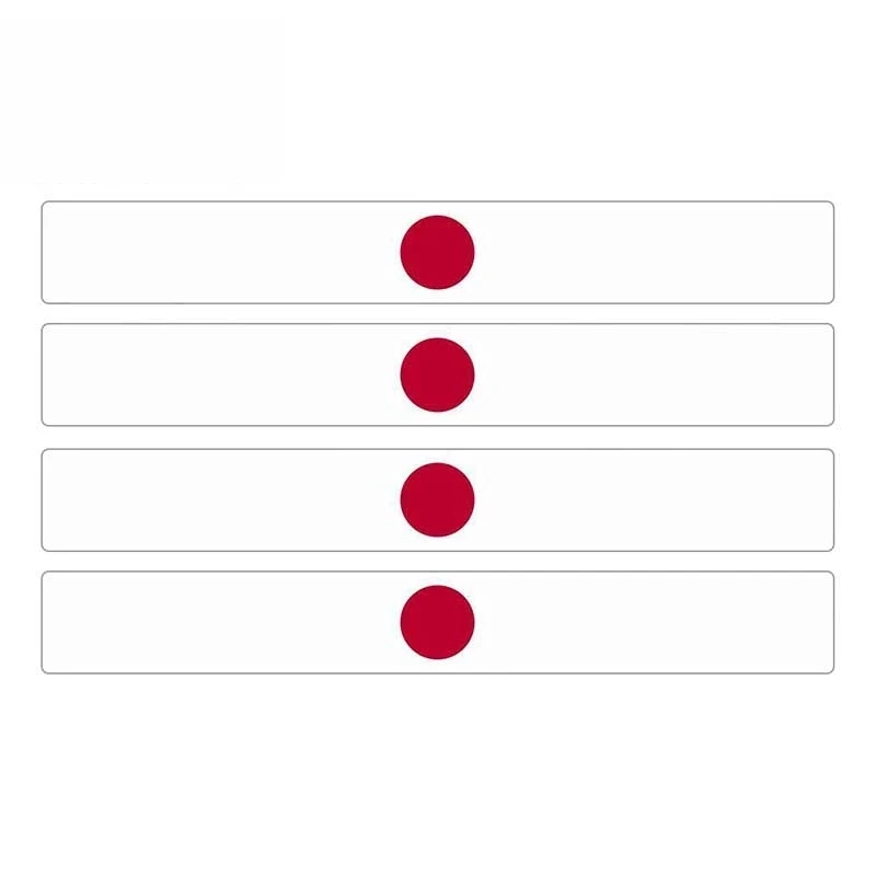 

13cm*2cm Japan Car Stickers Car Stripe Motorcycle Racing Flag Sticker Skateboard Decal JDM Bike Motor Tuning Vinyl