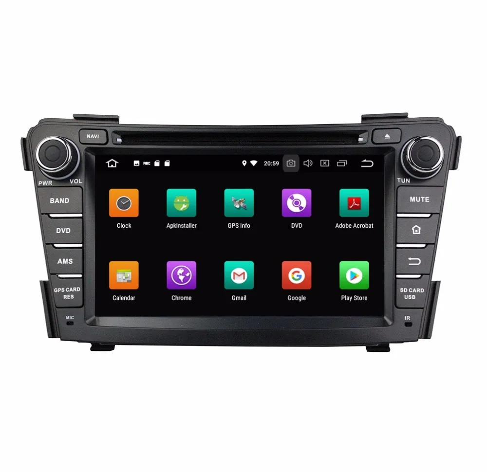 Автомагнитола для Hyundai I40 2011 2017 8 ядер 7 дюймов Android 9 0 GPS 4 Гб ОЗУ 64 ПЗУ | Автомобили и