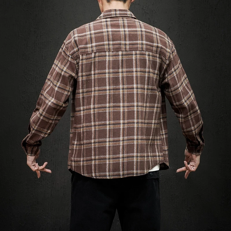 

Oversized Men's Plaid Shirts Mens Fashion Blouse 5xl Oversize Long Sleeves Dress Shirt for Men Man Clothing Casual