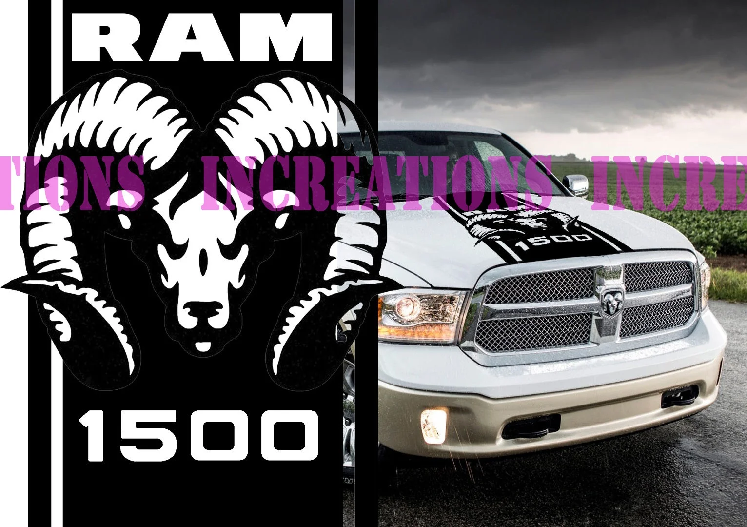 Для универсальных Hemi Dodge Ram 1500 Hood Stripe Truck наклейки Mopar Vynil Автомобильная