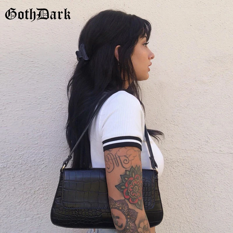 Goth Dark готическая Сексуальная летняя футболка с глубоким v образным вырезом белая