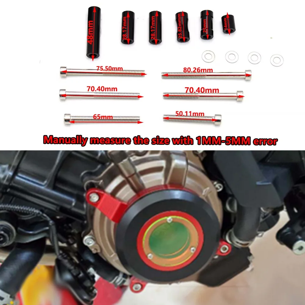 

FOR HONDA CB650R CBR650R CB650F CBR650F 2014-2021 2019 2020 2018 Motorcycle Engine Cover Protection Case CNC Crash Slider Guard